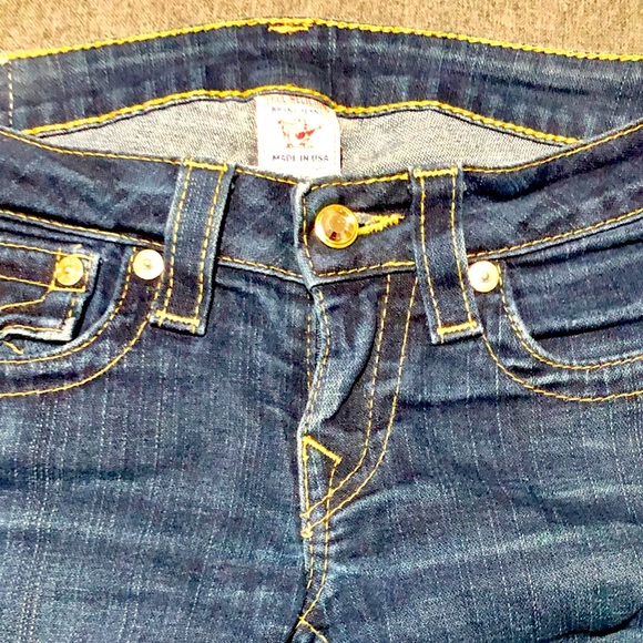 True Religion Julie Style Dark Denim Jeans Size 27 - Picture 4 of 4